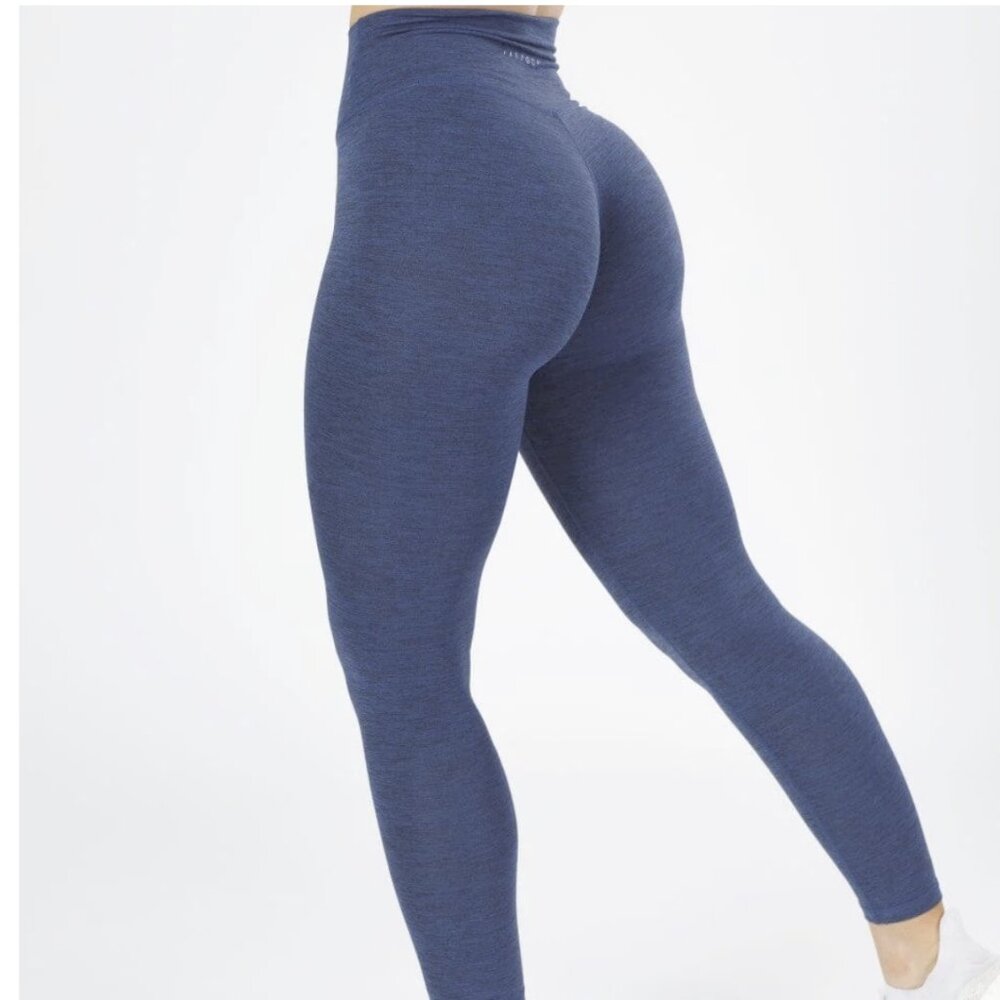 Paragon Fitwear Blue/Black Heathered Leggings
